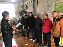 万象城AWC(中国)为某(化工行业)公司现场讲解及改善不足点